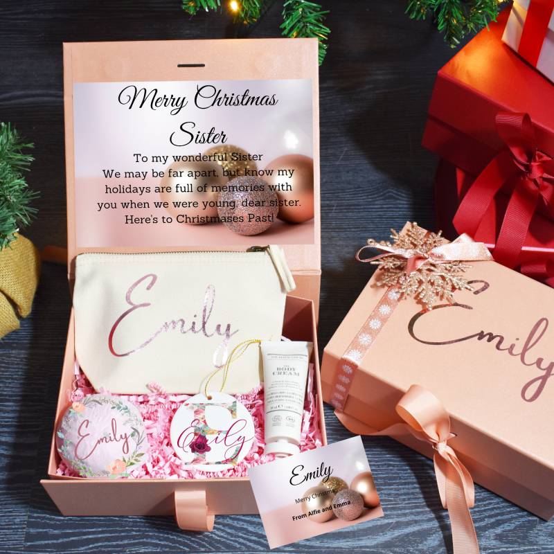 Schwestern Geschenkbox Set Schwester Geschenk, Geschenk Für Schwester, Geburtstag Große Weihnachtsgeschenk Sie von BijouxLucy