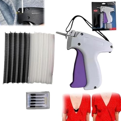 Schnellfixierer für Kleidung Quick Clothing Fixer Mini-Schnellreparatur-Nähmaschine für Kleidungsstücke Quick Clothing Fixer Mini-Stichsäumpistole Mikro-Tagging Stichwerkzeug für Kleidung (Weiß) von Bimhayuu