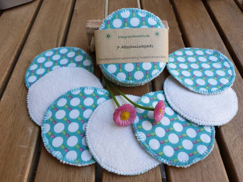 Abschmink - Und Reinigungspads, Waschbar Nachhaltig von BinaGreenHandmade