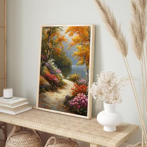 Diamond Painting Baum Diamond Painting Erwachsene,Wald Diamant Painting Bilder Kinder,DIY Diamant Painting Crystal Art Mosaikherstellung Bastelset,Wohnzimmer Halloween Deko,Geschenke 40x50cm BJ-372 von Binaoung