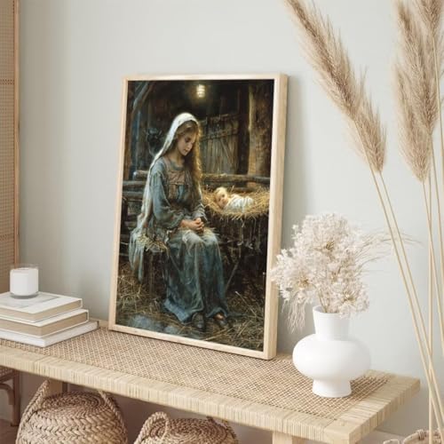 Diamond Painting Erwachsene Kinder 20x30cm, Diamond Painting Mädchen Diamant Painting Bilder Frau, Vollbohrer DIY Diamant Kunst Malerei Stickerei Kreuzstich Bilder Wand Deko, Mädchen Geschenke BJ-377 von Binaoung