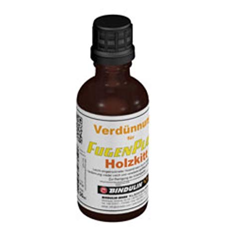 Verdünnung für Fugenplast Holzkitt (50 ml Glasflasche) von Bindulin