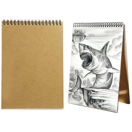 Binnan Spiralgebundenes Sketchbook,Zeichenblock A4 Skizzenbuch 30 Blatt,160gsm Blanko Skizzenblock Spiralgebundenes für Zeichnungen und Skizzen,Skizzenbuch für Kinder Erwachsen Binnan Spiralgebundenes Sketchbook,Zeichenblock A4 Skizzenbuch 30 Blatt,160gsm Blanko Skizzenblock Spiralgebundenes für Zeichnungen und Skizzen,Skizzenbuch für Kinder Erwachsen von Binnan