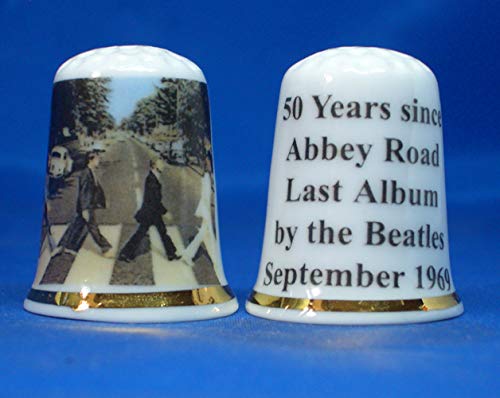 Porzellan-Fingerhut – Beatles Abbey Road Gedenkgeschenk zum 50. Jahrestag – inklusive Box von Birchcroft China