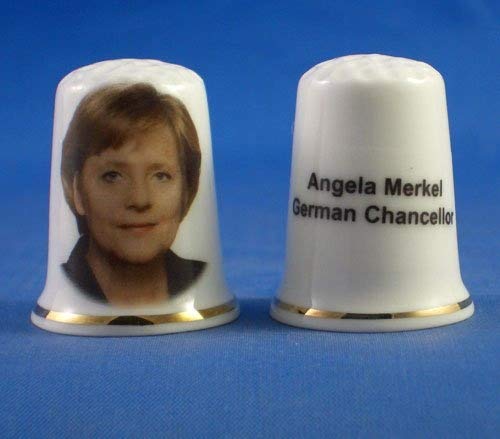 birchcroft Porzellan China zum Sammeln Fingerhut Angela Merkel Kanzler Von Deutschland von Birchcroft China