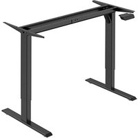 BISLEY E-StarterTech elektrisch höhenverstellbares Schreibtischgestell schwarz rechteckig, T-Fuß-Gestell schwarz 100,0 - 160,0 x 60,0 - 80,0 cm von Bisley