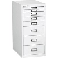 BISLEY MultiDrawer™ L298 Schubladenschrank verkehrsweiß 8 Schubladen 27,8 x 38,0 x 59,0 cm von Bisley