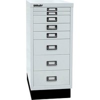 BISLEY MultiDrawer™ L298S Schubladenschrank lichtgrau 8 Schubladen 27,8 x 38,0 x 67,0 cm von Bisley