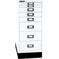 BISLEY MultiDrawer™ L298S Schubladenschrank verkehrsweiß 8 Schubladen 27,8 x 38,0 x 67,0 cm von Bisley