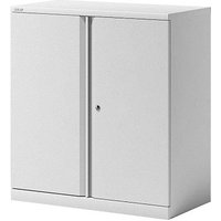 BISLEY Stahlschrank Essentials YECB09101S696 verkehrsweiß 91,4 x 47,0 x 100,0 cm, aufgebaut von Bisley