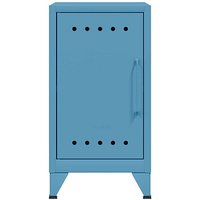 BISLEY Stahlschrank Fern Mini FERMINLH605 blau 38,0 x 40,0 x 72,5 cm, aufgebaut von Bisley