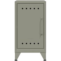 BISLEY Stahlschrank Fern Mini FERMINLH645 lichtgrau 38,0 x 40,0 x 72,5 cm, aufgebaut von Bisley