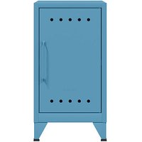 BISLEY Stahlschrank Fern Mini FERMINRH605 blau 38,0 x 40,0 x 72,5 cm, aufgebaut von Bisley