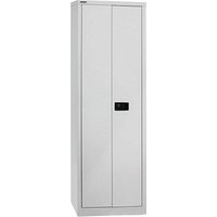 BISLEY Stahlschrank Universal E782A04B645645 lichtgrau 60,0 x 40,0 x 195,0 cm, aufgebaut von Bisley