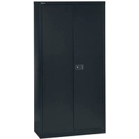 BISLEY Stahlschrank Universal E782A04633 schwarz 91,4 x 40,0 x 195,0 cm, aufgebaut von Bisley