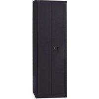 BISLEY Stahlschrank Universal E782A04B6633 schwarz 60,0 x 40,0 x 195,0 cm, aufgebaut von Bisley