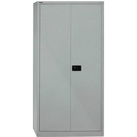 BISLEY Stahlschrank Universal E782A04355 silber 91,4 x 40,0 x 195,0 cm, aufgebaut von Bisley