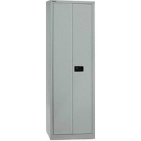 BISLEY Stahlschrank Universal E782A04B6355 silber 60,0 x 40,0 x 195,0 cm, aufgebaut von Bisley