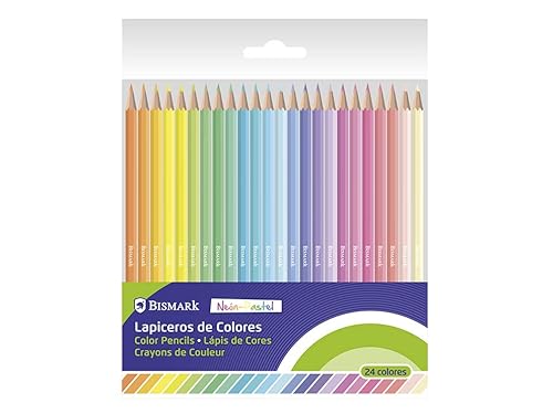 Bismark Neon-Pastellfarben, 24 Farben von Bismark