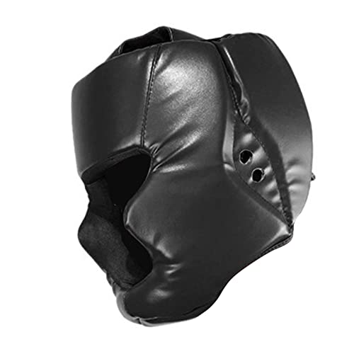 Bitong Kinder-Boxkopfschutz, Kopfschutz aus PU-Leder für Erwachsene, Jungen, Mädchen, Helmschutz für MMA-Boxen, Kopfbedeckung, Sparring, Kampfsport, Karate, Taekwondo, Vollgesichtsschutz von Bitong