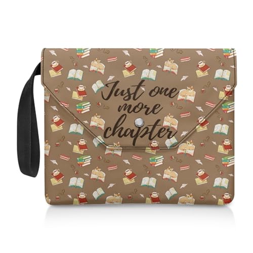 Biyejit Buchhülle mit Schnalle, 27,9 x 22,9 cm, gepolsterter Buchschutz, Lehrbuchhüllen für Taschenbücher, Buchtasche mit Taschen für christliche Geschenke, große Kapazität, Aufbewahrungstaschen von Biyejit