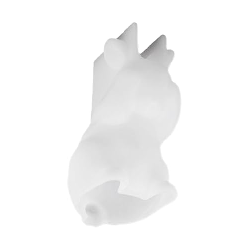 Bkljkf 2 Stück Ostern Kaninchen Silikonform, Ostern Kaninchen Silikonformen Gießformen, Silikon Kerzenform 3D Osterhase Kerzenformen Seifenform, Kaninchen Gießformen Silikon für Seife, Kerzen von Bkljkf