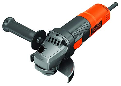 Black + Decker beg120-qs Winkelschleifer Griff 3 Positionen, 750 W, schwarz, 125 mm von BLACK+DECKER