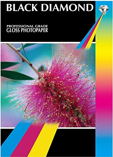 20 Blatt A3 155gsm Black Diamond BEIDSEITIG Glanz Fotopapier von Black Diamond