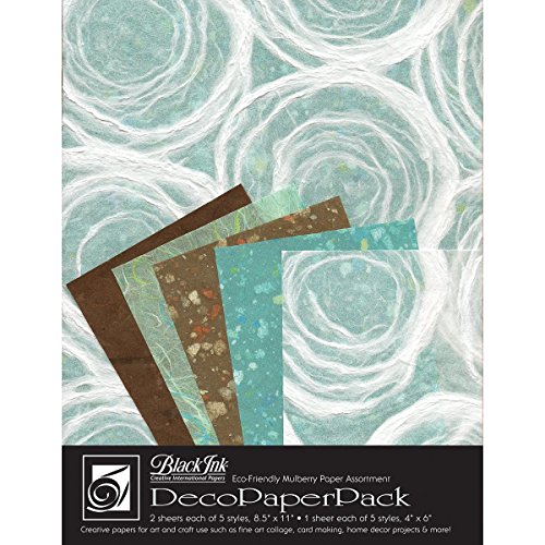 Black Ink DP-706 Papers 15pc Dec Papiere, 15 Stück, Whimzy, 8.5-x-11-Inch von Black Ink