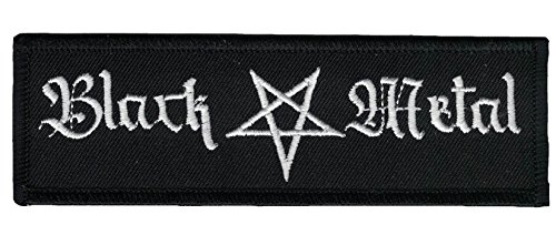 Black Metal + Pentagramm [lang] Aufnäher/Patch von Black Metal