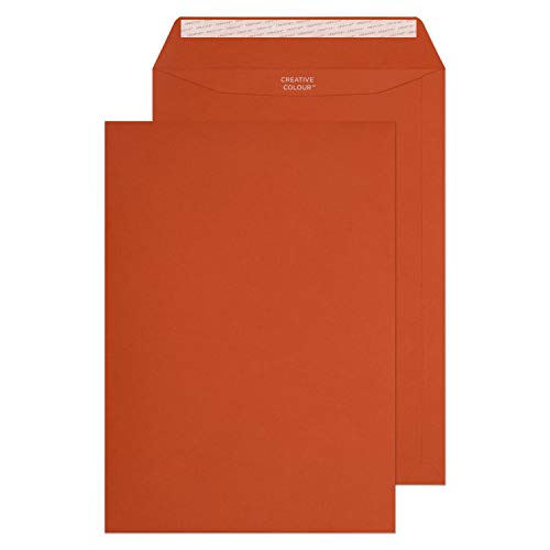 Blake Creative Colour 428P Briefumschläge Haftklebung Orange Marmelade C4 229 x 324 mm 120 g/m² | 250 Stück von Blake