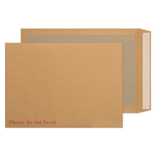 Blake Packaging 4200/50 Versandtasche Mit Papprückwand Haftklebung Manille 120g/m² C3 450 x 324 mm 50 Stück von Blake