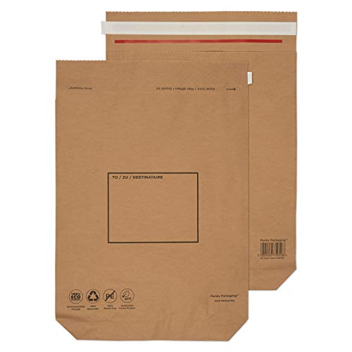 Blake Vita Blake KMB1166 Kraft Versandtaschen FAltentasche Haftklebung Natürlich Braun Kraft 480 x 380 x 80 mm 110 g/m² | 100 Stück von Blake