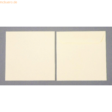 Blanke Briefumschläge 170x170mm 120g/qm gummiert VE=100 Stück champagn von Blanke