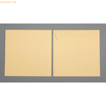 Blanke Briefumschläge 220x220mm 120g/qm gummiert VE=100 Stück korn von Blanke