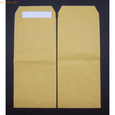 Blanke Versandtaschen 210x450mm 90g/qm gummiert VE=250 Stück braun von Blanke