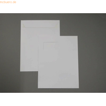 Blanke Versandtaschen 250x325mm 120g/qm haftklebend Sonderfenster VE=1 von Blanke