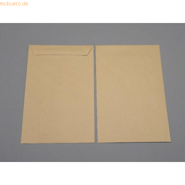 Blanke Versandtaschen 254x381mm 90g/qm gummiert VE=250 Stück braun von Blanke