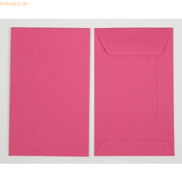 Blanke Versandtaschen 65x105mm 120g/qm gummiert VE=100 Stück fuchsia von Blanke