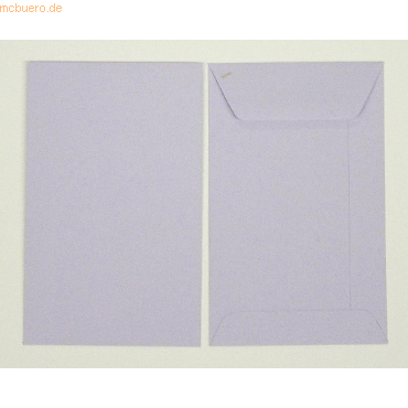 Blanke Versandtaschen 65x105mm 120g/qm gummiert VE=100 Stück lavendel von Blanke