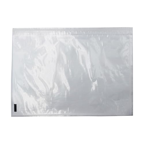 BLASETTI - Polydex Dokumentenumschläge für Dokumente, selbstklebende Versandtaschen, Packung mit 250 Stück, Farbe transparent, Format LD 13,5 x 24 cm von Blasetti