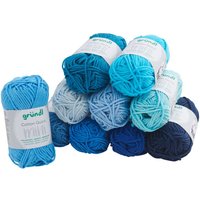 Gründl Cotton Quick Mini "Shades of Blue" von Blau