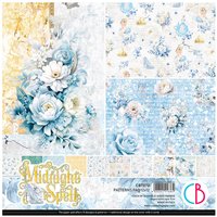 Scrapbook-Papier "Midnight Spell Patterns" von Blau