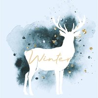 Serviette "Watercolor Winter" von Paper+Design