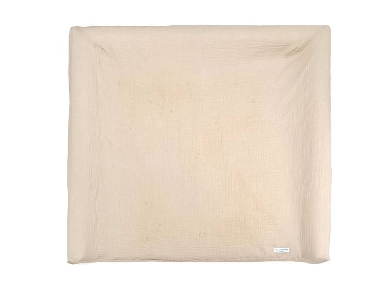 Bezug Für Wickelauflage Wickelunterlage Vädra 74x80 cm Von Ikea in Musselin Beige Natur von BlausbergBaby