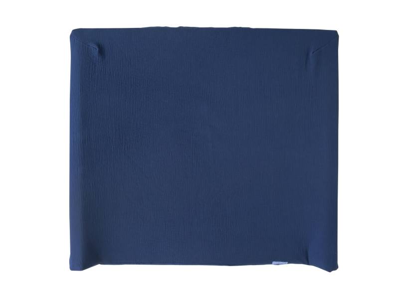 Bezug Für Wickelauflage Wickelunterlage Vädra 74x80 cm Von Ikea in Musselin Blau Dunkelblau von BlausbergBaby