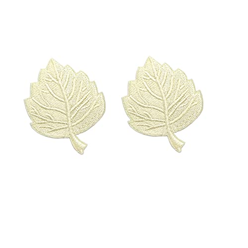 10 Stück Blätter Patches zum Aufbügeln,Bestickte Patches,Blattform Gestickte Aufnäher,Mini Stickerei Aufnäher,Bügelpatch,für Hut Jacke Jeans Rucksäcke DIY Dekoration,5.5 x 4.5 cm,Beige 10 Stück Blätter Patches zum Aufbügeln,Bestickte Patches,Blattform Gestickte Aufnäher,Mini Stickerei Aufnäher,Bügelpatch,für Hut Jacke Jeans Rucksäcke DIY Dekoration,5.5 x 4.5 cm,Beige von Blausky