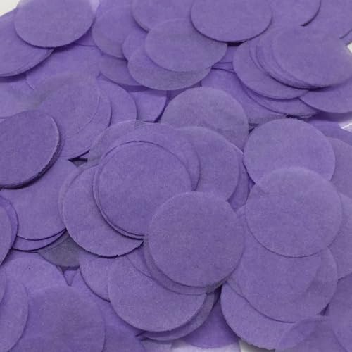 50g Konfetti Bunt,2.5cm Groß Konfetti Mehrfarbig Runde Papierreste Papier Streudeko Glitter Tischdeko Confetti für Luftballons Geschenkbox Geburtstag Taufe Hochzeit JGA,Hellviolett 50g Konfetti Bunt,2.5cm Groß Konfetti Mehrfarbig Runde Papierreste Papier Streudeko Glitter Tischdeko Confetti für Luftballons Geschenkbox Geburtstag Taufe Hochzeit JGA,Hellviolett von Blausky