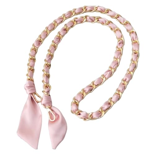 Blausky 1 Stück 120cm Taschenkette,Seidenschal-Taschenkette,Metall Kette DIY Flachketten Riemen,Ersatz Trageriemen Schulterriemen für Umhängetasche Cross Body Abendtasche Geldbörse,Rosa Blausky 1 Stück 120cm Taschenkette,Seidenschal-Taschenkette,Metall Kette DIY Flachketten Riemen,Ersatz Trageriemen Schulterriemen für Umhängetasche Cross Body Abendtasche Geldbörse,Rosa von Blausky