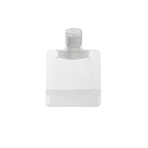 Blausky 10 Stück Plastikbeutel,Verpackung Tasche,Druckverschlussbeutel,Klein Verschlussbeutel,Transparente Ziplock-Beutel zum Duschgel Shampoo Kosmetik,für Reisen,100 ML(7.8x16.5cm), von Blausky